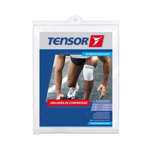 Joelheira De Compressão Tensor Cor Preta Tamanho M 2 Unidades