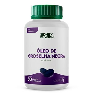 ÓLEO DE GROSELHA NEGRA SIDNEY OLIVEIRA 30 CÁPSULAS