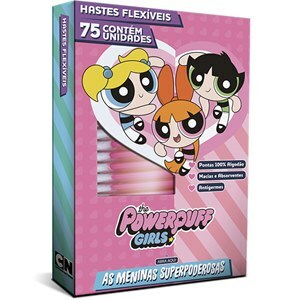 Hastes Flexíveis Cremer Meninas Super Poderosas 75 Unidades