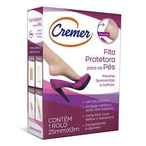 Fita Protetora Para Pés Cremer 25 Mm X 3M