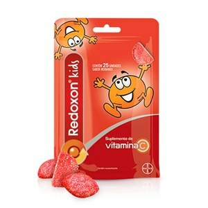 Redoxon Kids Vitamina C Sabor Morango 25 Unidades