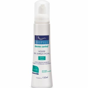 Mousse De Limpeza Facial Peles Sensíveis Derme Control Nupill 150Ml