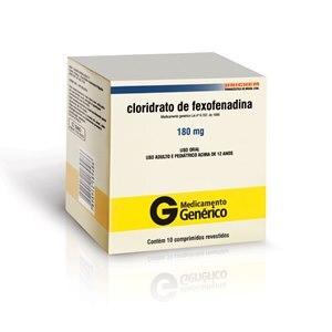 FEXOFENADINA 180MG 10 COMPRIMIDOS - UNICHEM - GENÉRICO