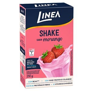 Shake Linea Premium Sucralose Sabor Morango 210g