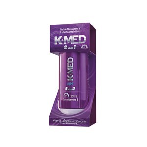 GEL LUBRIFICANTE ÍNTIMO K-MED 2 EM 1 200ML