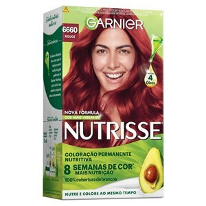 Tintura Permanente Nutrisse Creme 6660 Rouge