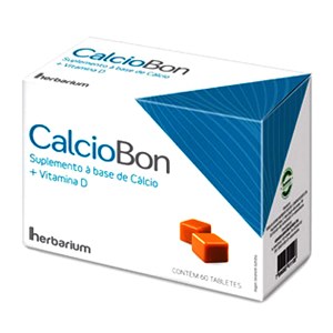 Calciobon 500Mg 60 Tabletes Mastigáveis Sabor Leite