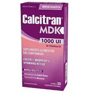 CÁLCIO - CALCITRAN MDK 30 COMPRIMIDOS