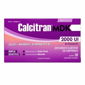 Suplemento Alimentar Calcitran Mdk 2000ui 30 Comprimidos