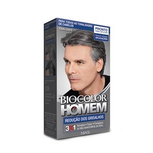 Tintura Biocolor Homem Redução Dos Grisalhos