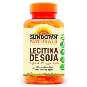 Lecitina De Soja 1200Mg Sundown 100 Cápsulas