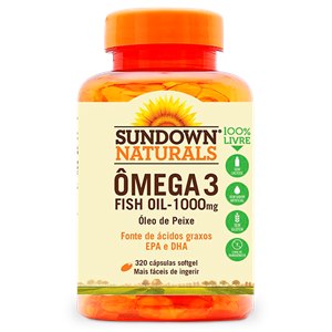 Óleo De Peixe - Fish Oil 1000Mg Sundown 320 Cápsulas