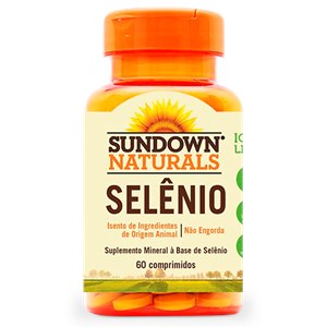 Selênio 34 Mcg Sundown 60 Comprimidos