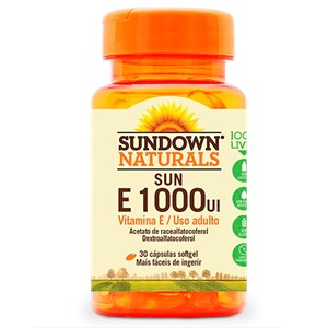 Vitamina E - Sun E Sundown 1000Ui 30 Cápsulas