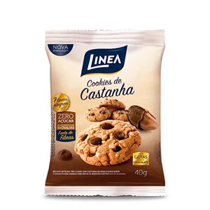 Cookie Linea Sabor Castanha 40G 