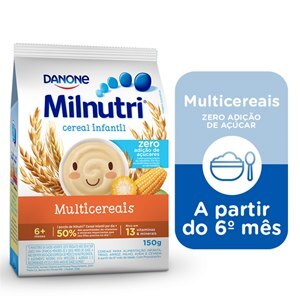 Milnutri Cereal Infantil Multicereais 180G 