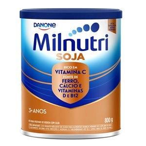 Fórmula Infantil Milnutri Soja Danone + 3 Anos 800g
