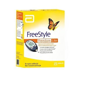 APARELHO DE GLICEMIA FREESTYLE FREEDOM LITE KIT COM 1 MONITOR + 10 TIRAS