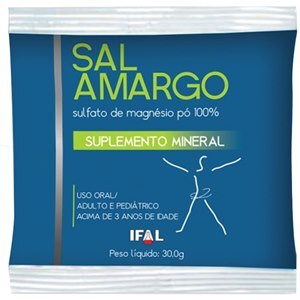 Sal Amargo - Sulfato De Magnésio Ifal 30G