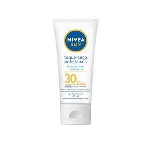 Protetor Solar Facial Nivea Sun Fps 30 Toque Seco Antissinais 40Ml