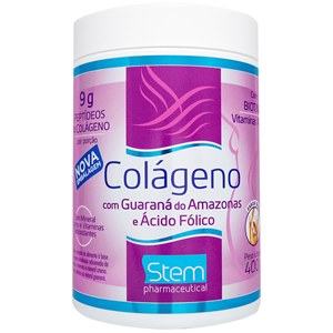 Colágeno Hidrolisado Em Pó + Guaraná Do Amazonas + Ácido Fólico Em Pó Stem 400G