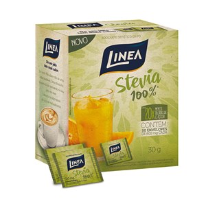 Adoçante Linea Stevia Em Pó 50 Envelopes