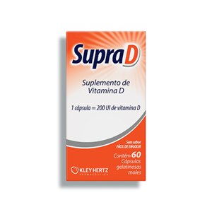 Vitamina D - Supra D 200Ui 60 Cápsulas