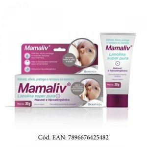 MAMALIV LANOLINA CREME PROTETOR PARA SEIOS 30G