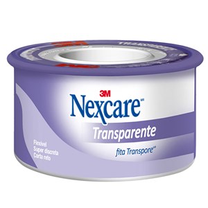 Fita Nexcare Transparente Transpore 50Mm X 4,5M