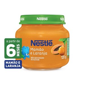 Papinha Nestlé Baby Etapa 2 Sabor Mamão E Laranja 120G