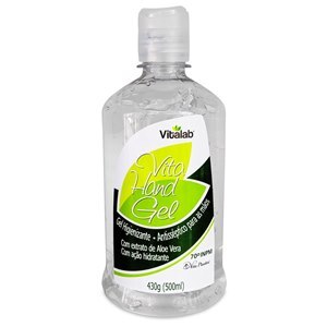 Álcool Gel 70% Antisséptico Vita Hand 500Ml