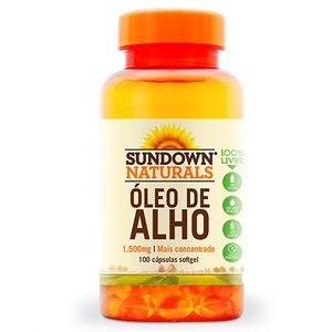 Óleo De Alho - Garlic 1500Mg Sundown 100 Cápsulas 