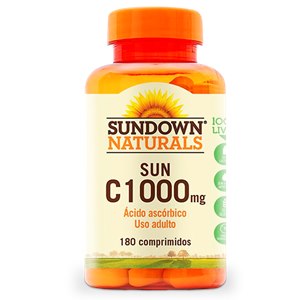 Vitamina C - Sun C 1000Mg Sundown 180 Comprimidos