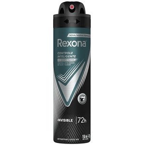 Desodorante Antitranspirante Aerossol Rexona Men Invisible 72h 150ml