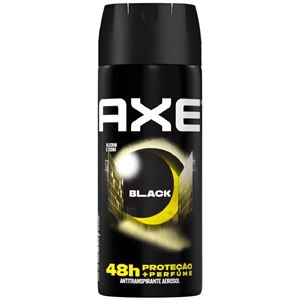 Desodorante Antitranspirante Aerossol Axe Masculino Black 48h 150ml