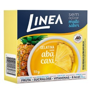 Gelatina Linea Sucralose Sabor Abacaxi 10g