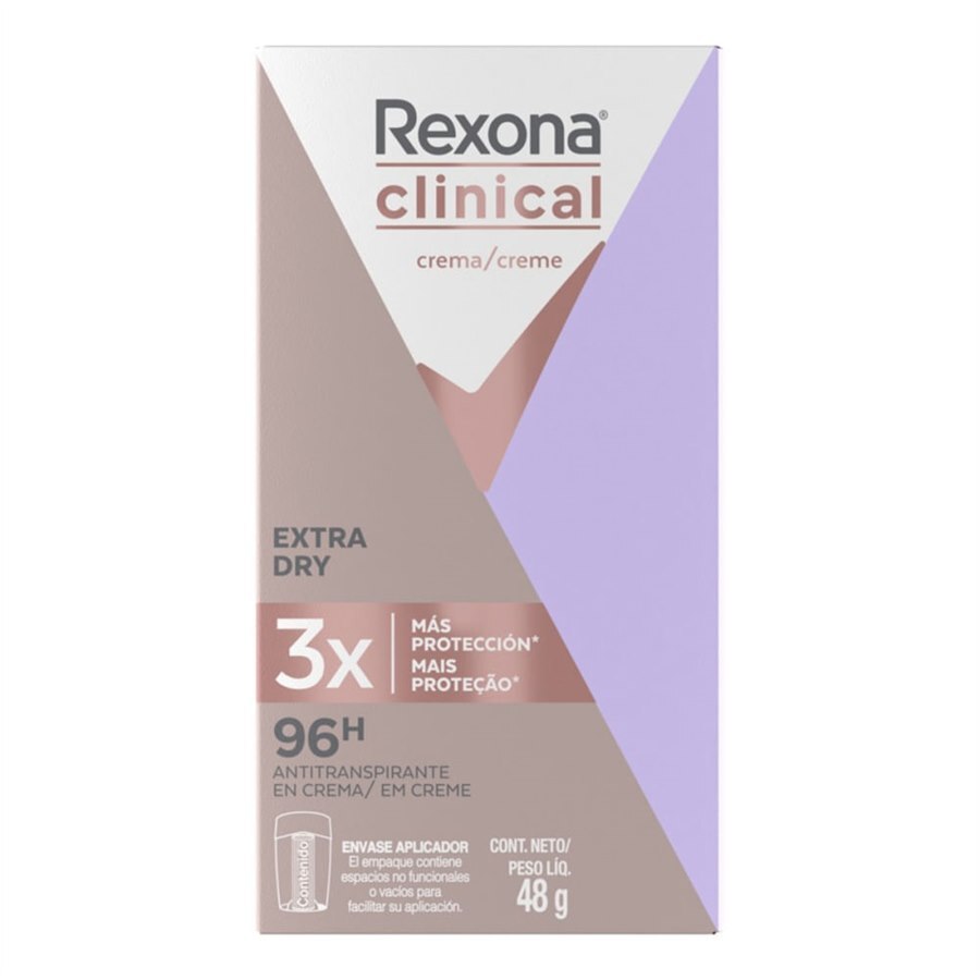 Desodorante Rexona Clinical Aerosol 48g Extra Dry