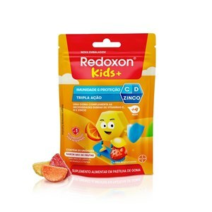 Redoxon Kids Vitamina C + Vitamina D + Zinco Sabor Mix De Frutas 25 Unidades