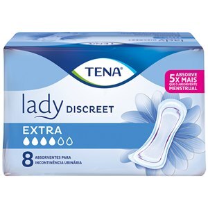 Absorvente Para Incontinência Urinária Tena Lady Discreet Extra 8 Unidades  