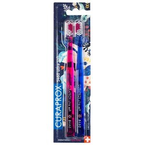 Escova Dental Curaprox Ultra Soft Diversas Cores Com 2 Unidades