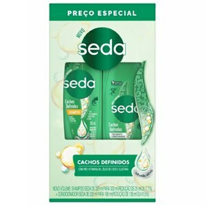 Shampoo + Condicionador Seda Cachos Definidos 300Ml+190Ml