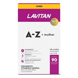 LAVITAN A-Z MULHER 90 COMPRIMIDOS