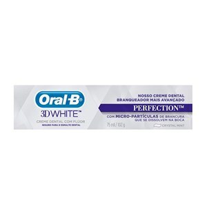 Creme Dental Oral B 3D White Perfection 102G