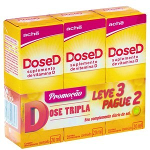 Vitamina D - Dosed 200Ui/Gota Sabor Maçã Verde 20Ml - Leve 3 Pague 2