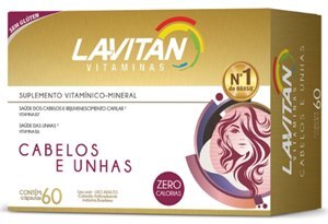 Lavitan Cabelos E Unhas 60 Cápsulas