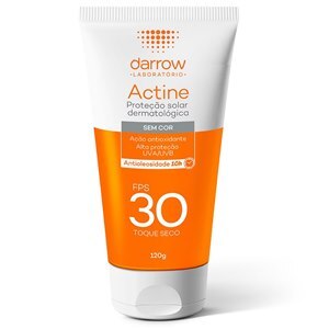 Darrow Actine Protetor Solar Fps30 Para Peles Oleosas E Acneicas 120G
