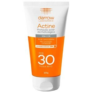 Protetor Solar Actine Fps30 Para Pele Oleosa E Acneica Darrow 120G