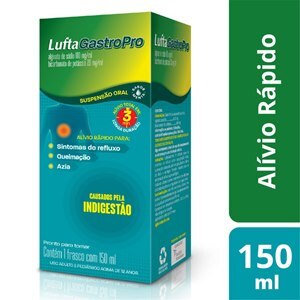 Luftagastro Sabor Menta Suspensão Oral 150Ml