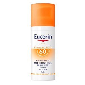 Protetor Solar Eucerin Oil Control Toque Seco Facial Fps 60 Creme Gel 52G