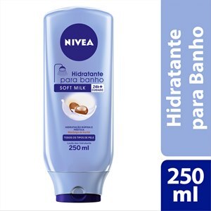 Loção Hidratante Corporal Nivea Banho Soft Milk Todos Os Tipos De Pele 250Ml